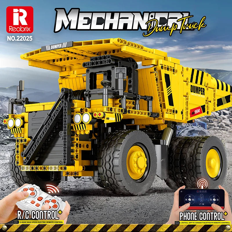 Reobrix 22025 Dump Truck Building Set