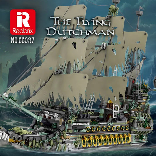 Reobrix 66037 Flying Dutchman Model Toy Boat Building Set