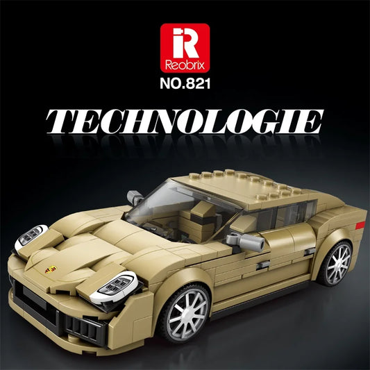 Reobrix 821 Porsche Panamera Toy Car Building Set