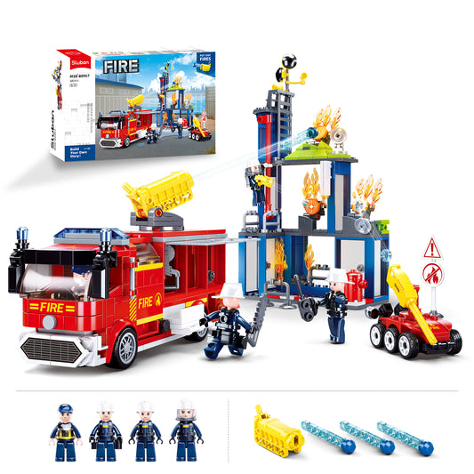 Campaign City Feuerwehr-Übungsset, 585 Teile