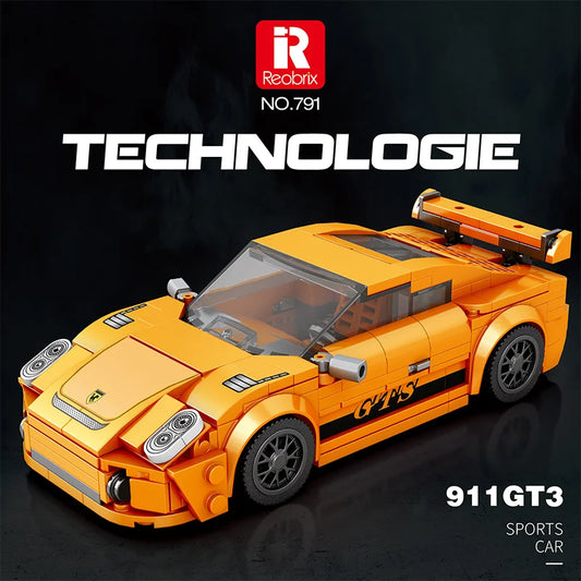 Reobrix 791 Porsche 911 GT3 Toy Car Building Set