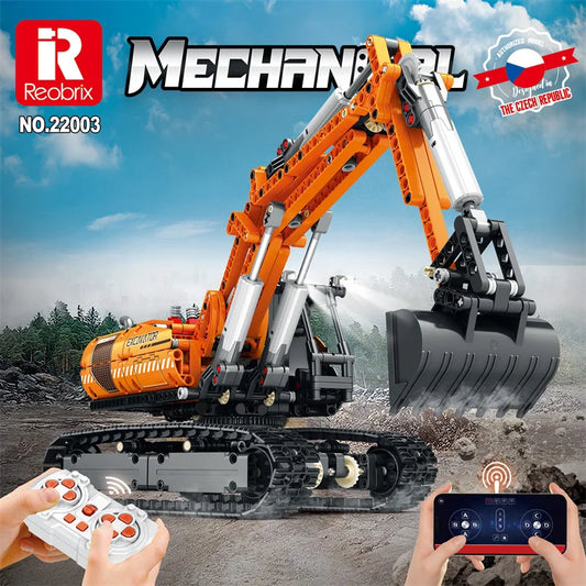 Reobrix 22003 RC Excavator Building Set
