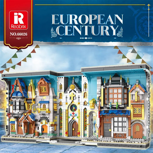 Reobrix 66026 Expert Medieval City Market Street Building Set