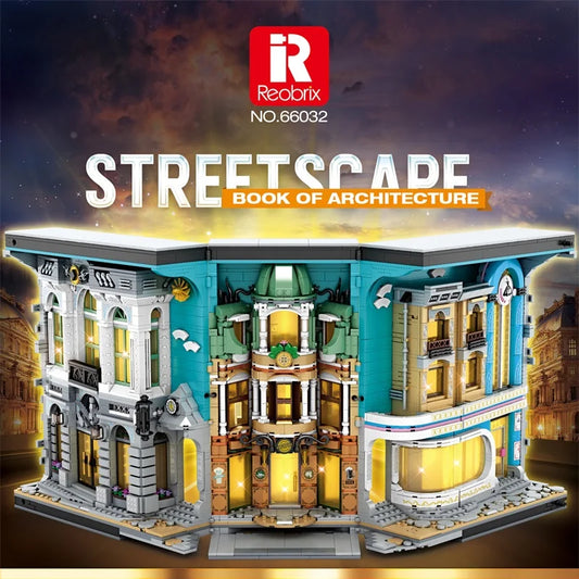 Reobrix 66032 Street Scape Book Building Blocks