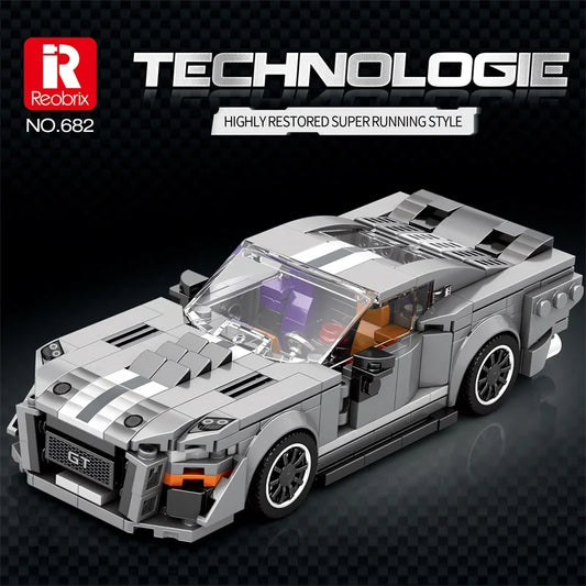 Reobrix 682 Ford GT500 Toy Car Building Set