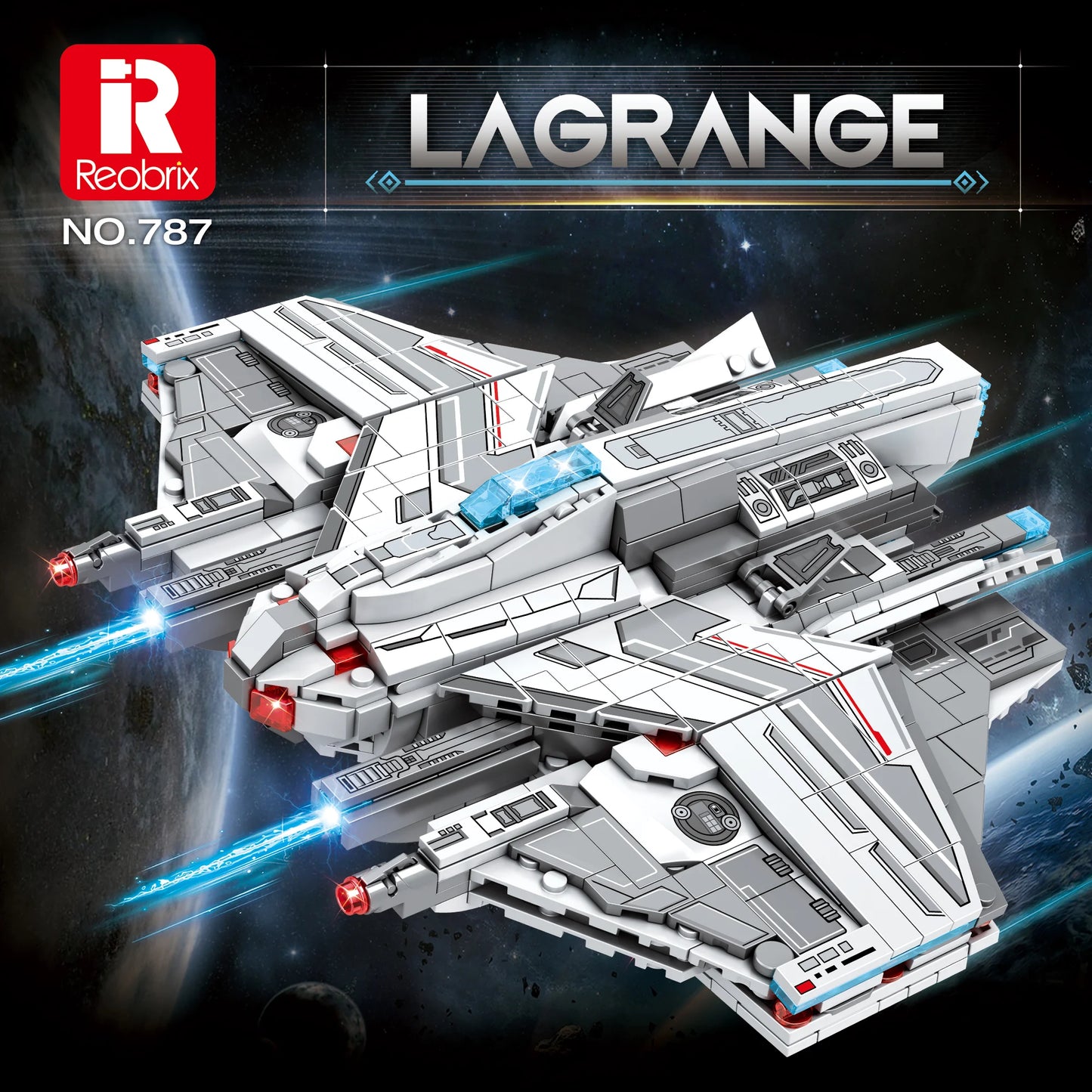 Reobrix 787 MQ-25 Stingray Building Blocks Set