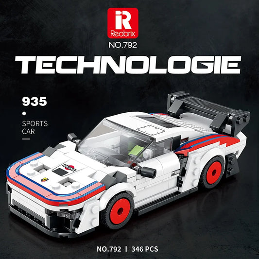 Reobrix 792 Porsche 935 Toy Car Building Set
