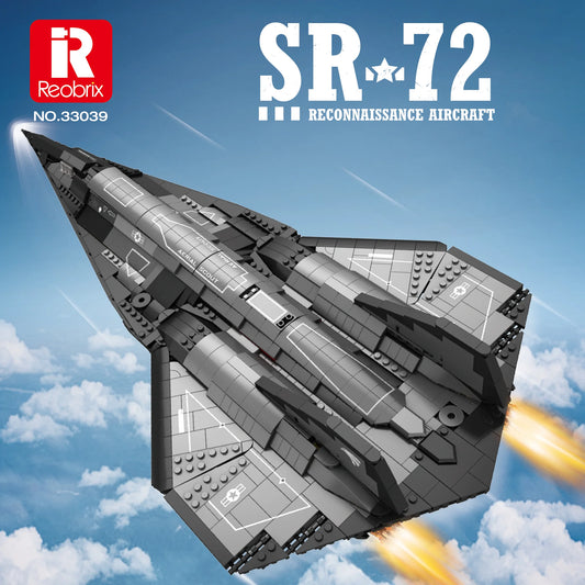 Reobrix 33039 SR-72 Reconnaissance Fighter Jet Building Set