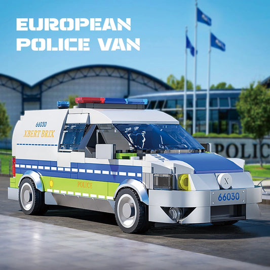 Xbert 66030 European Police Van Building Set