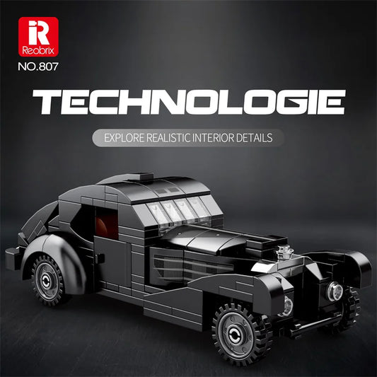 Reobrix 807 Bugatti Atlantic Toy Car Building Set