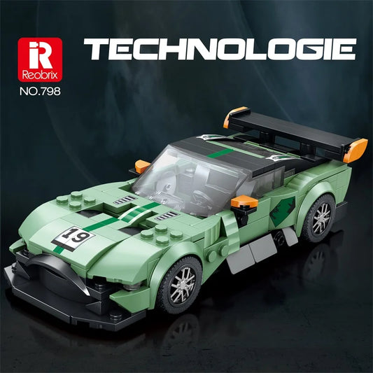 Reobrix 798 Aston Martin DB12 Toy Car Building Set