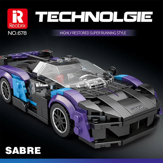 Reobrix 678 McLaren Saber Toy Car Building Set