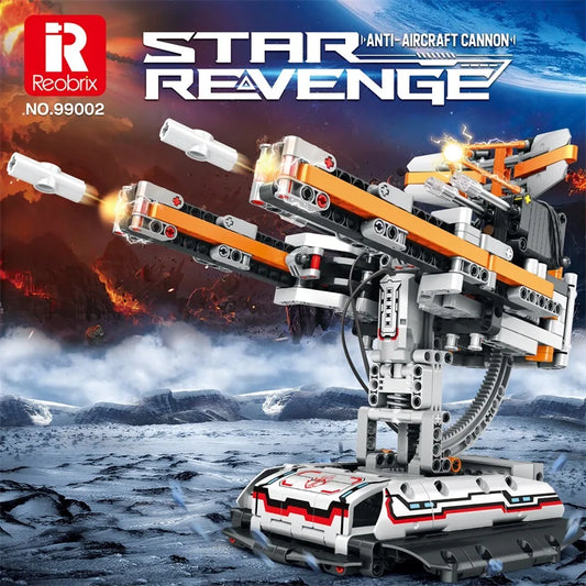 Reobrix 99002 Anti Aircraft Cannon Building Set