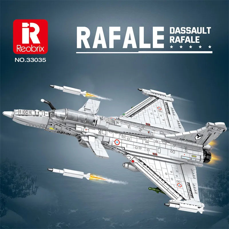 Reobrix 33035 Dassault Rafale Model Building Sets