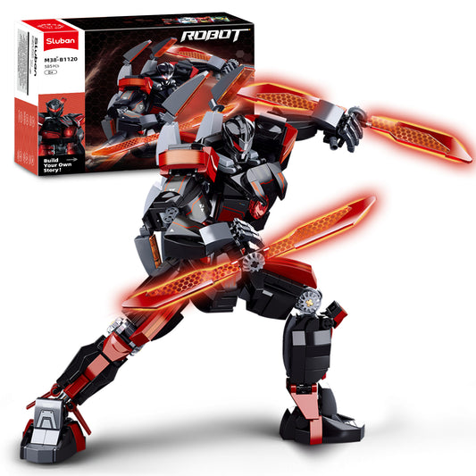 Samurai Mech Roboter Bausatz, 585 Teile