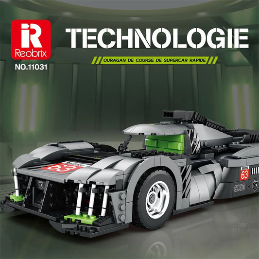 Reobrix 11031 Peugeot 9X8 Toy Car Building Blocks