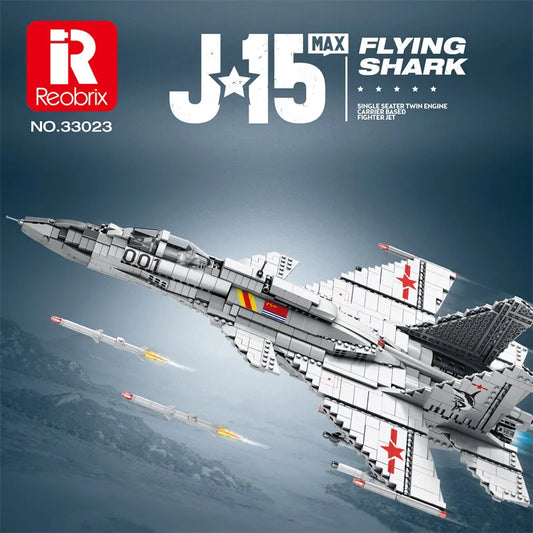 Reobrix 33023 J-15 Fighter Jet Building Sets