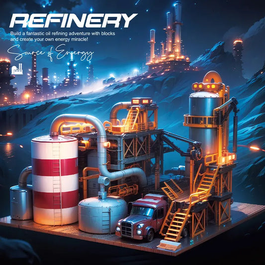 BAKA 33200 Refinery Building Set