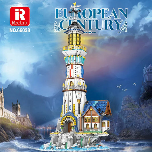 Reobrix 66028 Medieval Lighthouse Building Set