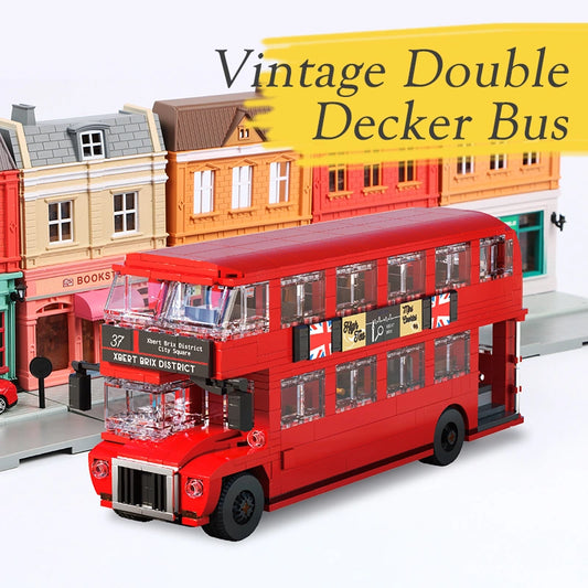 Xbert 66037 Vintage Double Decker Bus Building Set