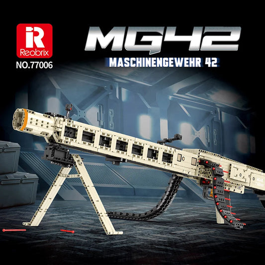 Reobrix 77006 MG-42 Building Set with Automatic Shooting