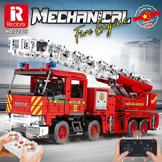 Reobrix 22005 Fire Engine Truck Building Set