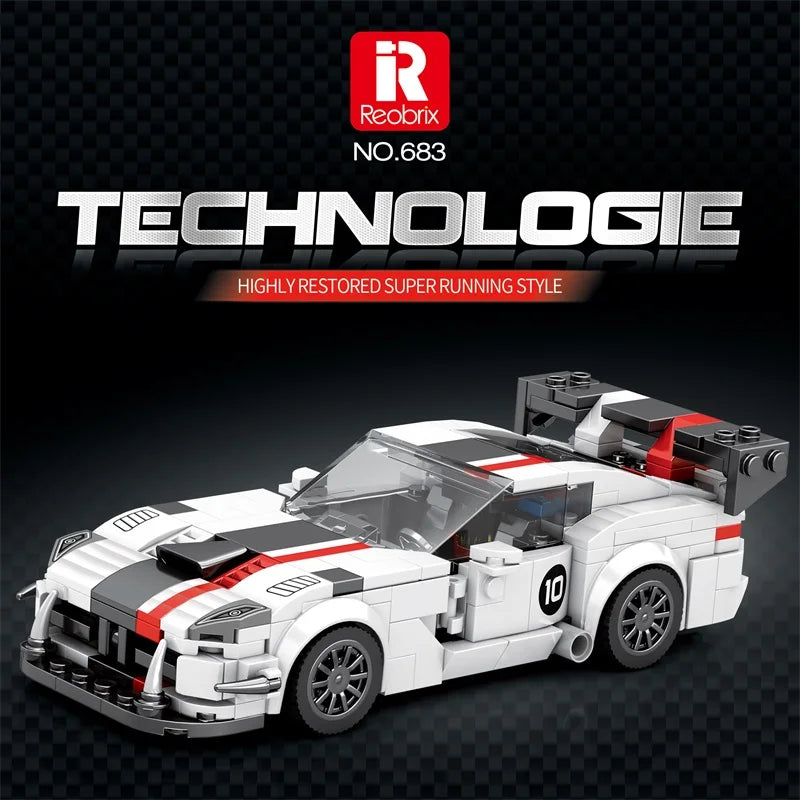 Reobrix 683 Viper Toy Car Building Set