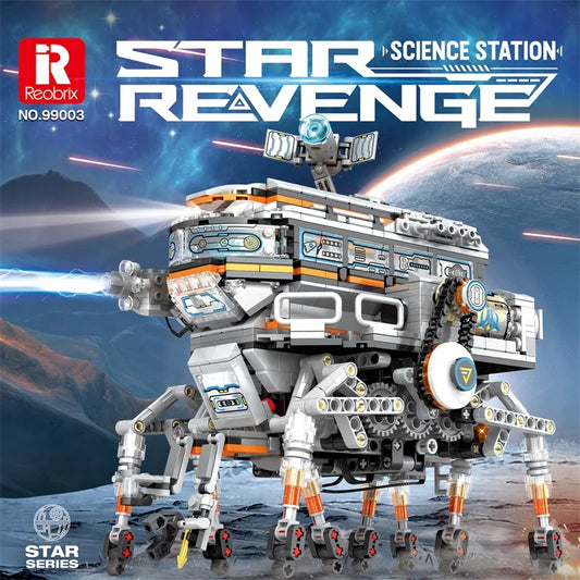 Reobrix 99003 Space Science Station Roving Vehicle Building Set
