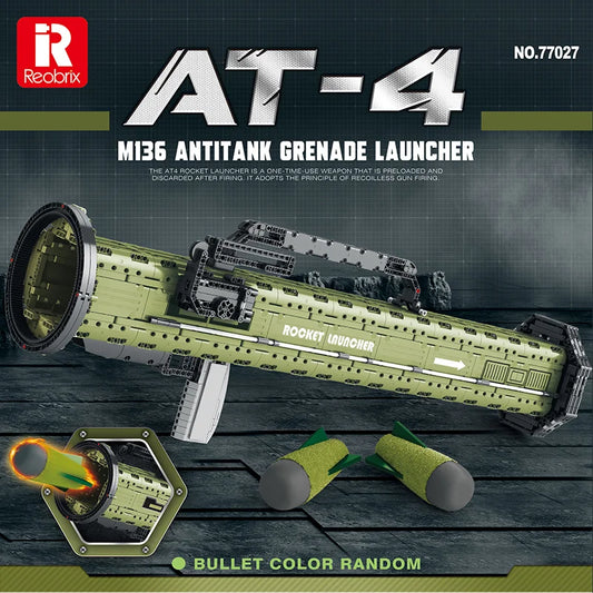 Reobrix 77027 AT-4 Antitank Rocket Launcher Building Set