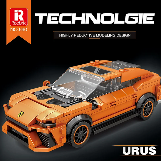 Reobrix 690 Lamborghini Urus Toy Car Building Set
