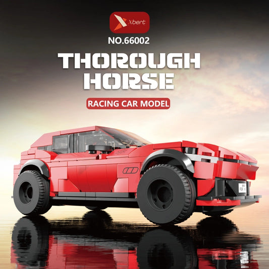 Xbert 66002 Thorough Horse Car Model Building Set