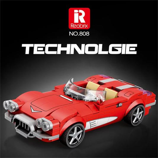 Reobrix 808 Corvette C1 Toy Car Building Set