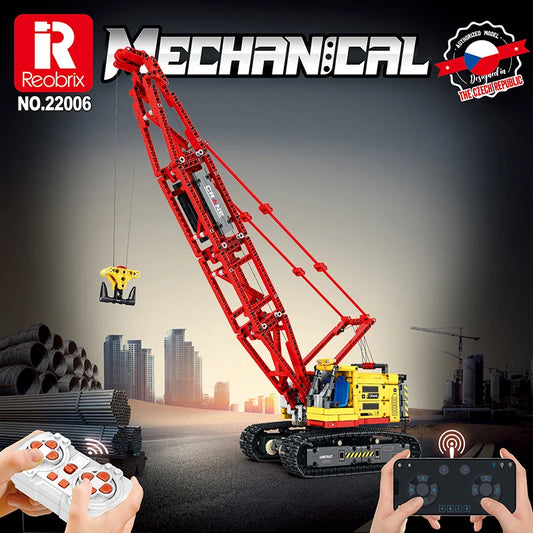 Reobrix 22006 Crawler Crane Building Set