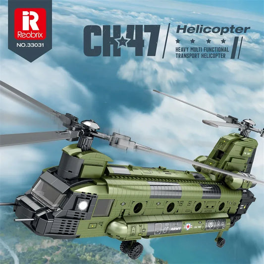 Reobrix 33031 CH-47 Helicopter Building Set