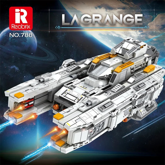 Reobrix 788 Escort Ship Building Blocks Set