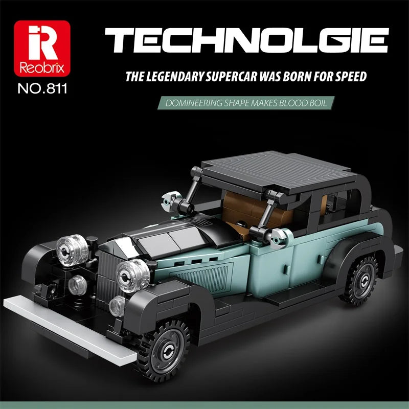 Reobrix 811 Bentley 8 Litre Toy Car Building Set