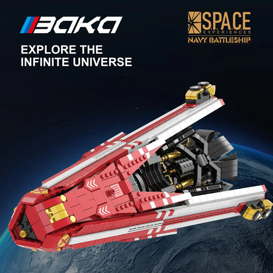 BAKA 33905 Navy Battleship Building Set