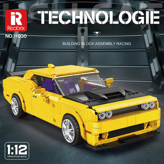 Reobrix 11030 Dodge Hellcat Toy Car Building Blocks