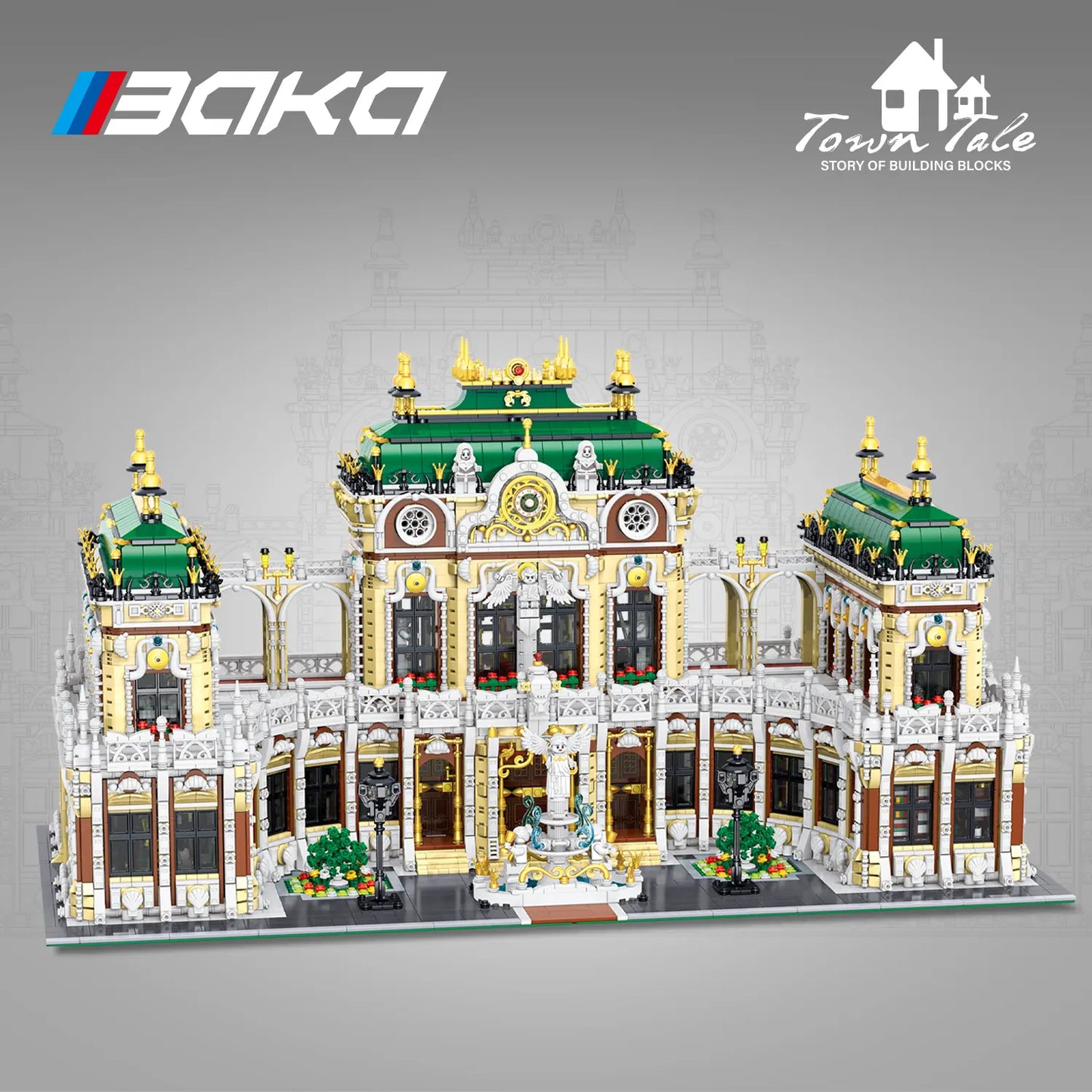 BAKA 33221 Grand Palace Building Set