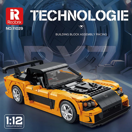 Reobrix 11029 Mazda RX7 Toy Car Building Blocks