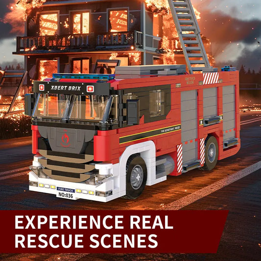 Xbert 66036 Fire Engine Building Set