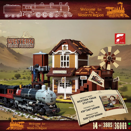 FreeTribe 36001 Western Train Station