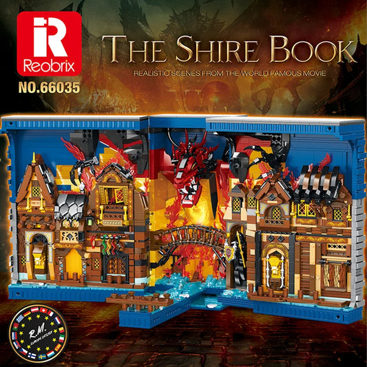 Reobrix 66035 The Shire Bookends Building Blocks Set