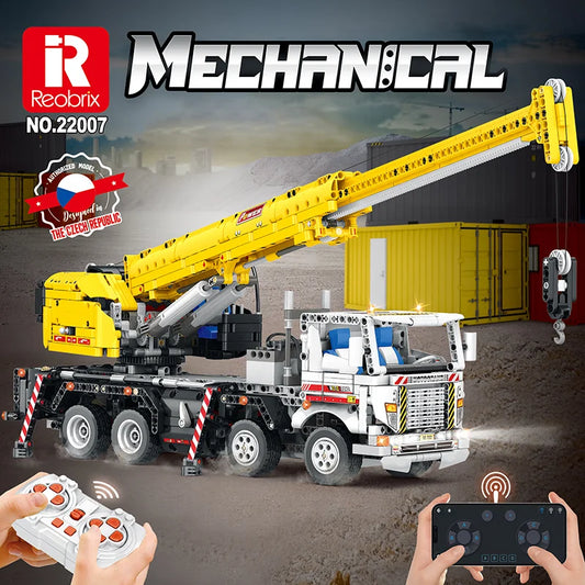 Reobrix 22007 Mechanical Construction Truck Model Building Set