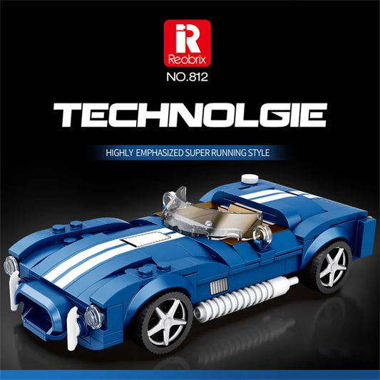 Reobrix 812 Shelby Cobra Toy Car Building Set