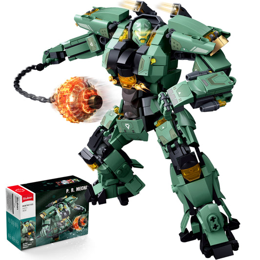 Destroy Warrior Mecha-Figur, 542 Teile