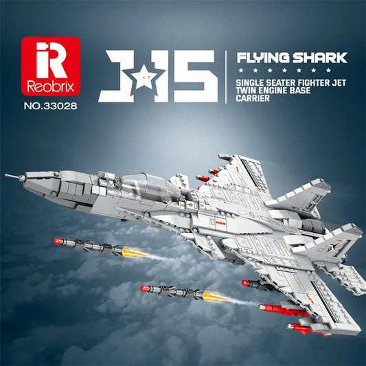 Reobrix 33028 J-15 Fighter Jet Building Set