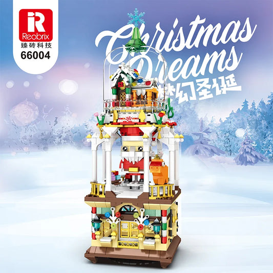 Reobrix 66004 Santa Claus Building Set with LED
