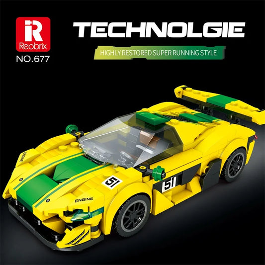 Reobrix 677 McLaren P1 GTR 1:24 Toy Car Building Set