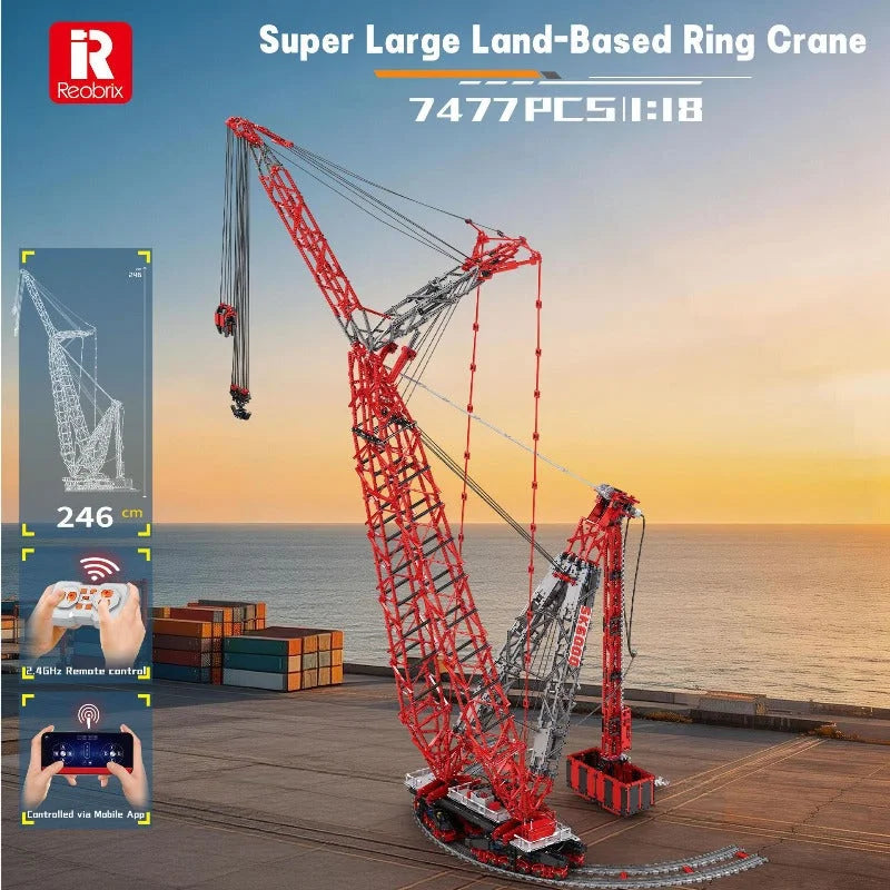 Reobrix 22028 Ultra-Large Heavy Lift Crane SK6000 1:80